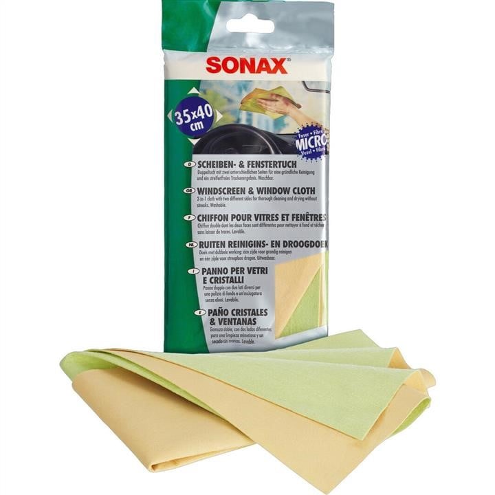 Sonax 416700 Microfiber cloth Scheiben & FensterTuch, 35x40 cm 416700: Buy near me in Poland at 2407.PL - Good price!