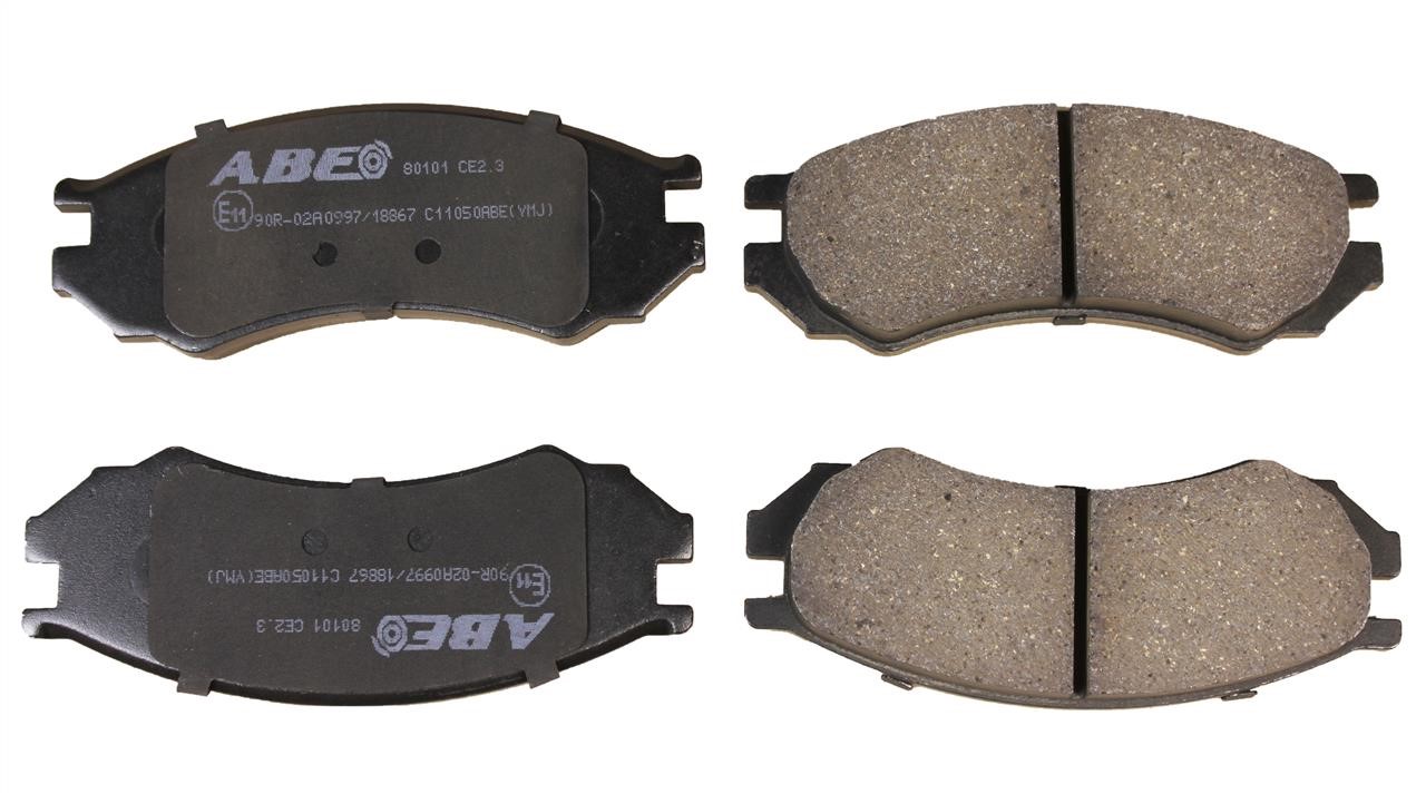 ABE C11050ABE Front disc brake pads, set C11050ABE: Buy near me in Poland at 2407.PL - Good price!