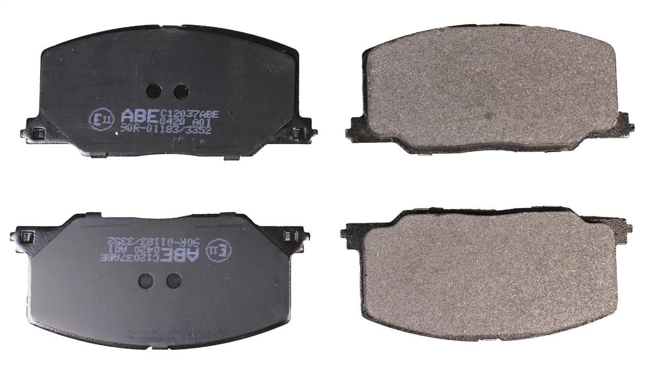 ABE C12037ABE Front disc brake pads, set C12037ABE: Buy near me in Poland at 2407.PL - Good price!