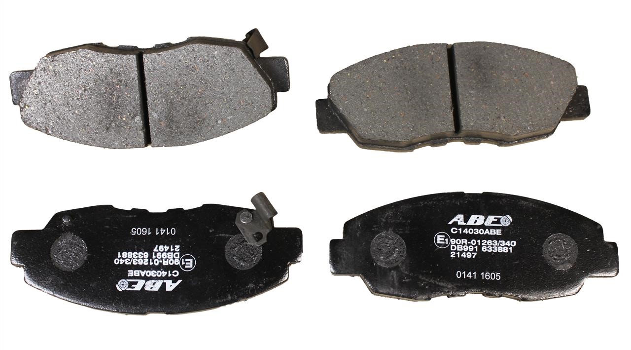 ABE C14030ABE Front disc brake pads, set C14030ABE: Buy near me in Poland at 2407.PL - Good price!