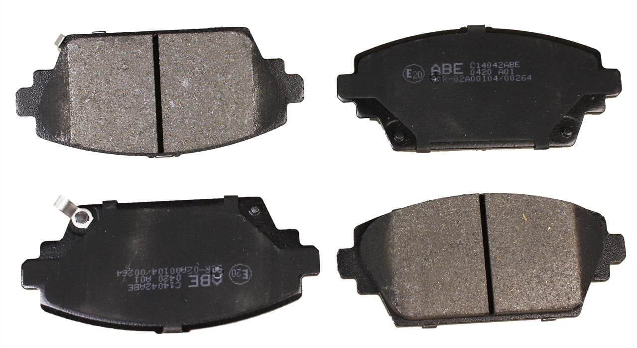 ABE C14042ABE Front disc brake pads, set C14042ABE: Buy near me in Poland at 2407.PL - Good price!