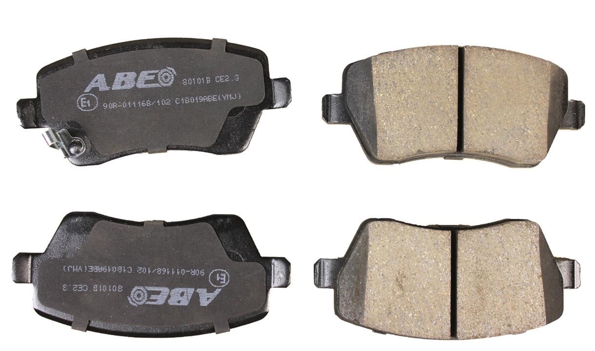 ABE C18019ABE Front disc brake pads, set C18019ABE: Buy near me at 2407.PL in Poland at an Affordable price!