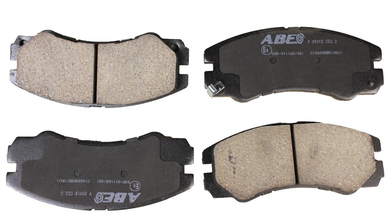 ABE C19009ABE Front disc brake pads, set C19009ABE: Buy near me in Poland at 2407.PL - Good price!