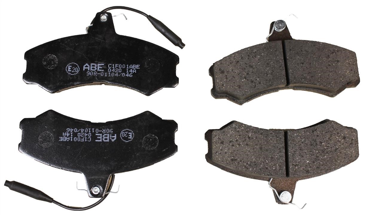 ABE C1F001ABE Front disc brake pads, set C1F001ABE: Buy near me in Poland at 2407.PL - Good price!