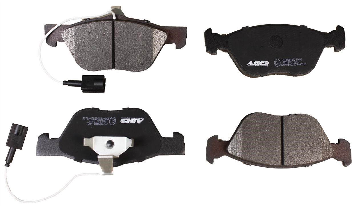 ABE C1F025ABE Front disc brake pads, set C1F025ABE: Buy near me at 2407.PL in Poland at an Affordable price!