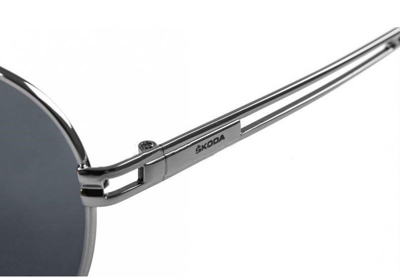 Okulary przeciwsłoneczne Skoda Pilot, unisex, srebrne VAG 000087900AC