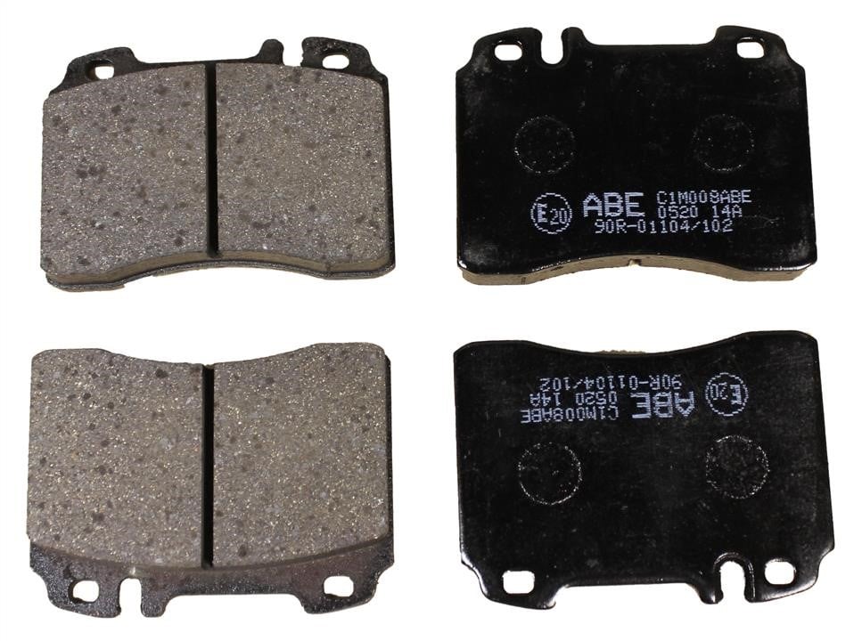 ABE C1M008ABE Front disc brake pads, set C1M008ABE: Buy near me in Poland at 2407.PL - Good price!