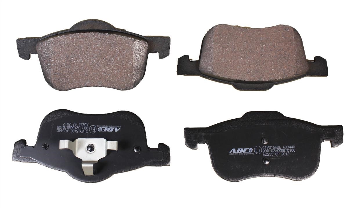 ABE C1V015ABE Front disc brake pads, set C1V015ABE: Buy near me in Poland at 2407.PL - Good price!