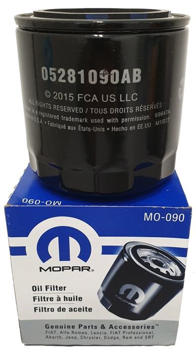 Chrysler/Mopar 5281090 Oil Filter 5281090: Buy near me in Poland at 2407.PL - Good price!