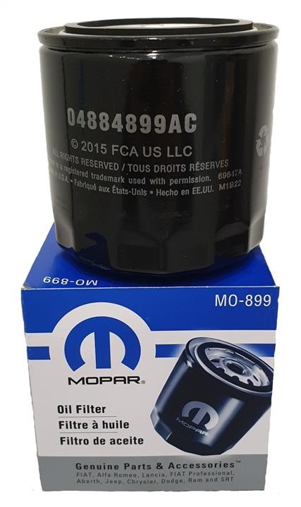 Chrysler/Mopar 04884899AC Oil Filter 04884899AC: Buy near me in Poland at 2407.PL - Good price!