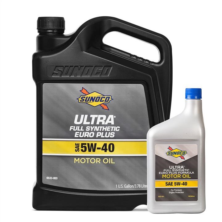 Sunoco 6533-003-001 Engine oil set Sunoco Ultra Full Synthetic Euro Plus Formula 5W-40, 3,78L + 0,946L 6533003001: Buy near me in Poland at 2407.PL - Good price!