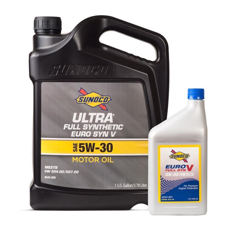 Sunoco 6543-003-001 Engine oil set Sunoco Ultra Full Synthetic Euro Syn 5W-30, 3,78L + 0,946L 6543003001: Buy near me in Poland at 2407.PL - Good price!