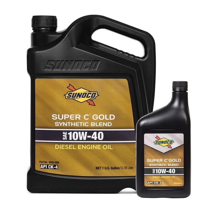 Sunoco 6563-003-001 Zestaw olejów silnikowych Sunoco Super C Synthetic Blend 10W-40 CK-4, 3,78 л + 0,946 л 6563003001: Dobra cena w Polsce na 2407.PL - Kup Teraz!
