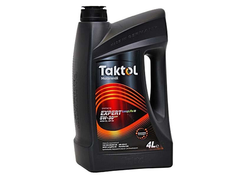 Taktol E0530004 Моторное масло Taktol Expert LongLife III 5W-30, 4л E0530004: Отличная цена - Купить в Польше на 2407.PL!