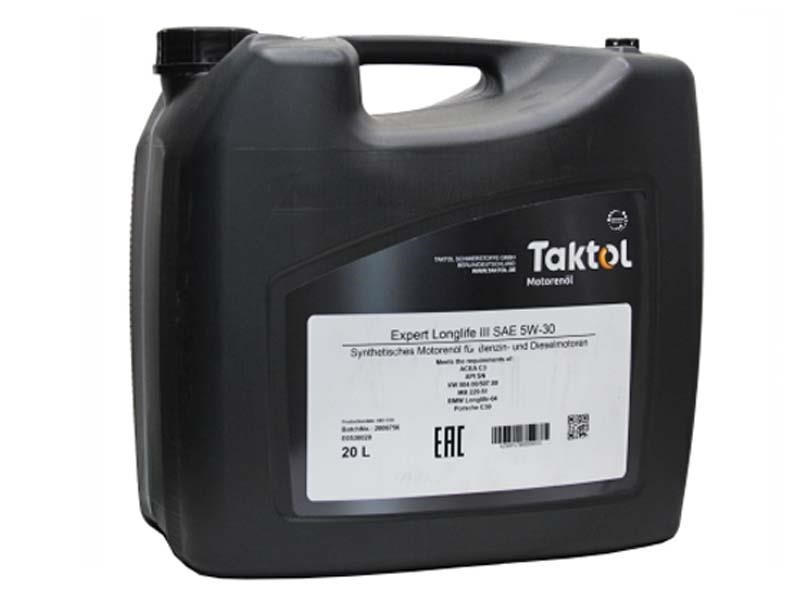 Taktol E0530020 Engine oil Taktol Expert LongLife III 5W-30, 20L E0530020: Buy near me in Poland at 2407.PL - Good price!