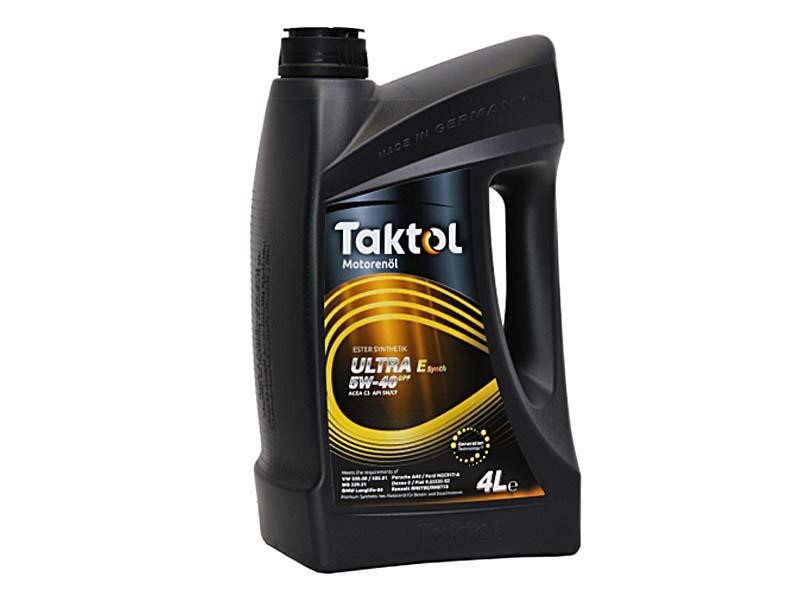 Taktol U0540004 Моторное масло Taktol Ultra E-Synth 5W-40, 4л U0540004: Отличная цена - Купить в Польше на 2407.PL!