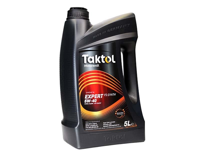 Taktol E0541005 Моторное масло Taktol Expert FS-Synth 5W-40, 5л E0541005: Отличная цена - Купить в Польше на 2407.PL!