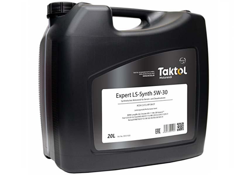 Taktol E0531020 Моторна олива Taktol Expert LS-Synth 5W-30, 20л E0531020: Приваблива ціна - Купити у Польщі на 2407.PL!