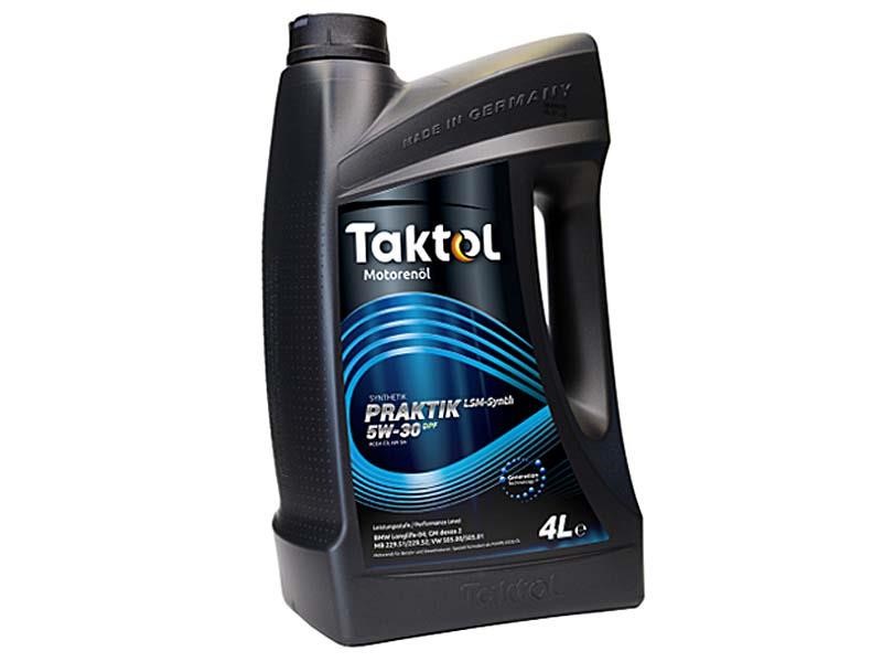 Taktol P0531004 Моторное масло Taktol Praktik LSM-Synth 5W-30, 4л P0531004: Отличная цена - Купить в Польше на 2407.PL!