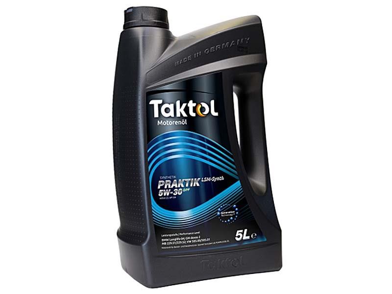 Taktol P0531005 Моторное масло Taktol Praktik LSM-Synth 5W-30, 5л P0531005: Отличная цена - Купить в Польше на 2407.PL!