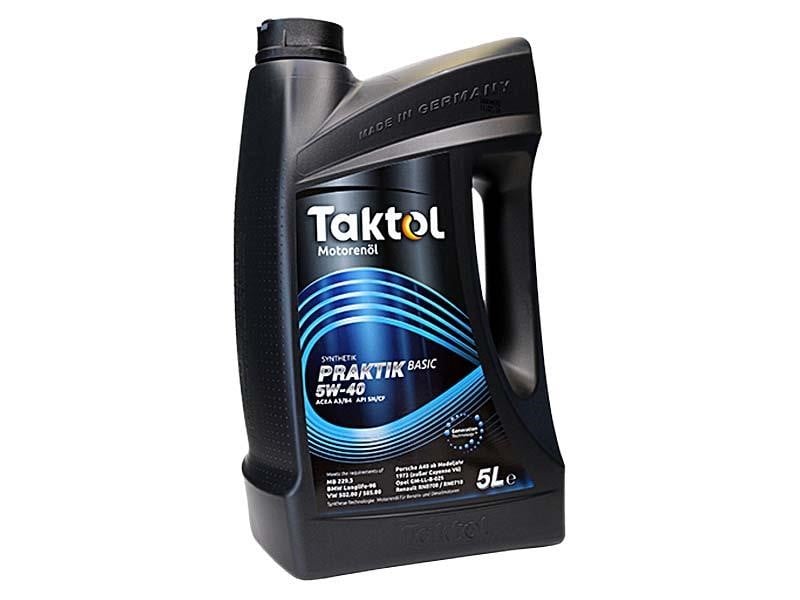 Taktol P0540005 Engine oil Taktol Praktik Basic 5W-40, 5L P0540005: Buy near me in Poland at 2407.PL - Good price!