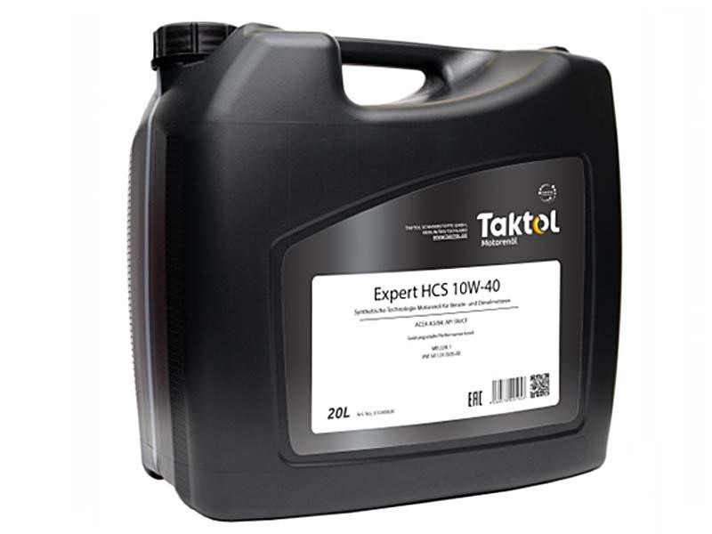 Taktol E1040020 Engine oil Taktol Expert HCS 10W-40, 20L E1040020: Buy near me in Poland at 2407.PL - Good price!