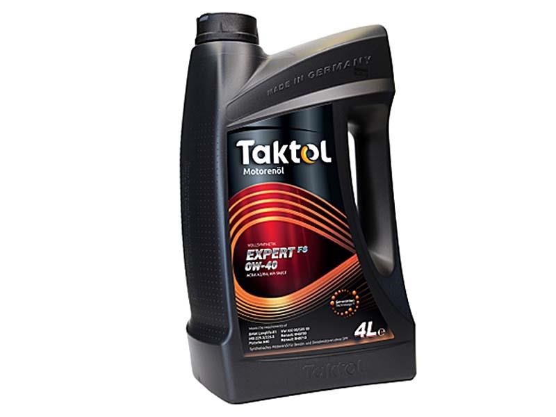 Taktol E0040004 Моторное масло Taktol Expert FS 0W-40, 4л E0040004: Отличная цена - Купить в Польше на 2407.PL!