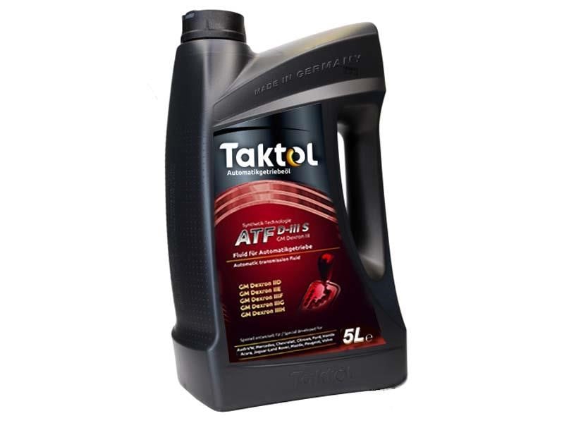 Taktol TA130005 Transmission oil Taktol ATF D-III S, 5 l TA130005: Buy near me in Poland at 2407.PL - Good price!