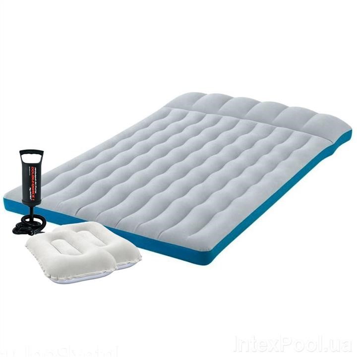 Intex 67999-1 Inflatable mattress 127 x 193 x 24 cm, with two pillows, pump. 679991: Buy near me in Poland at 2407.PL - Good price!