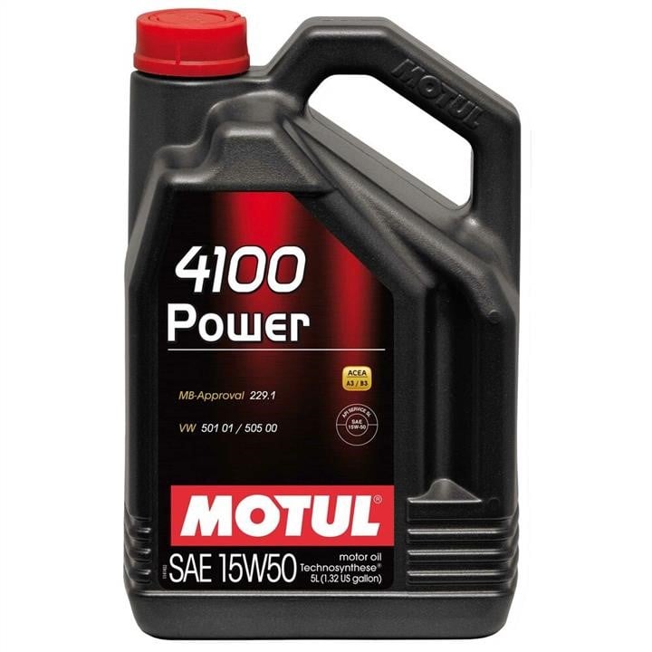 Motul 100273 Engine oil Motul 4100 Power 15W-50, 5L 100273: Buy near me in Poland at 2407.PL - Good price!