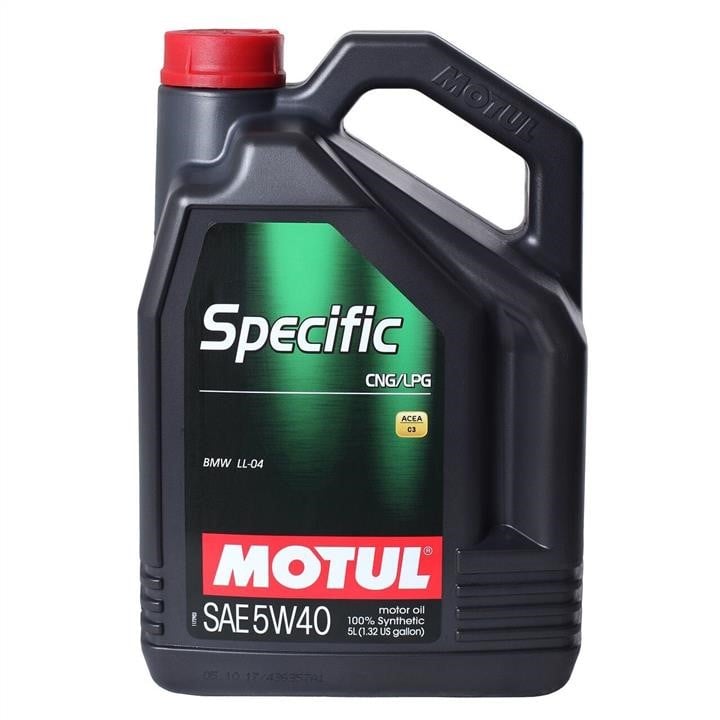 Motul 101719 Engine oil Motul Specific CNG/LPG 5W-40, 5L 101719: Buy near me at 2407.PL in Poland at an Affordable price!
