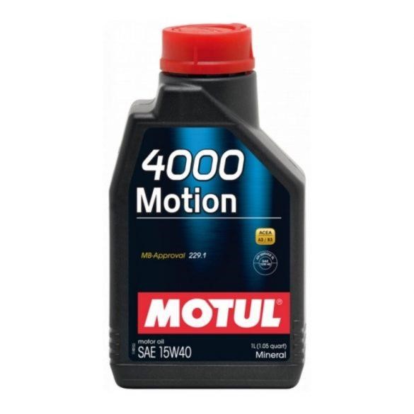 Motul 102815 Engine oil Motul 4000 Motion 15W-40, 1L 102815: Buy near me in Poland at 2407.PL - Good price!