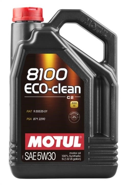 Motul 102889 Engine oil Motul 8100 ECO-CLEAN 0W-30, 5L 102889: Buy near me at 2407.PL in Poland at an Affordable price!