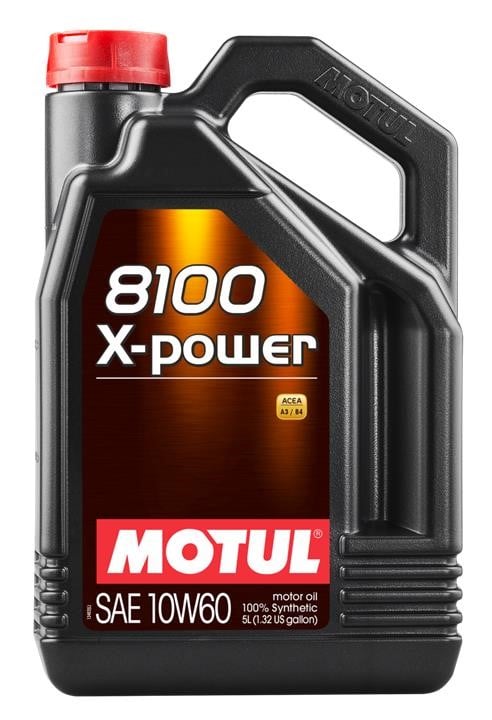 Motul 106144 Engine oil Motul 8100 X-POWER 10W-60, 5L 106144: Buy near me at 2407.PL in Poland at an Affordable price!