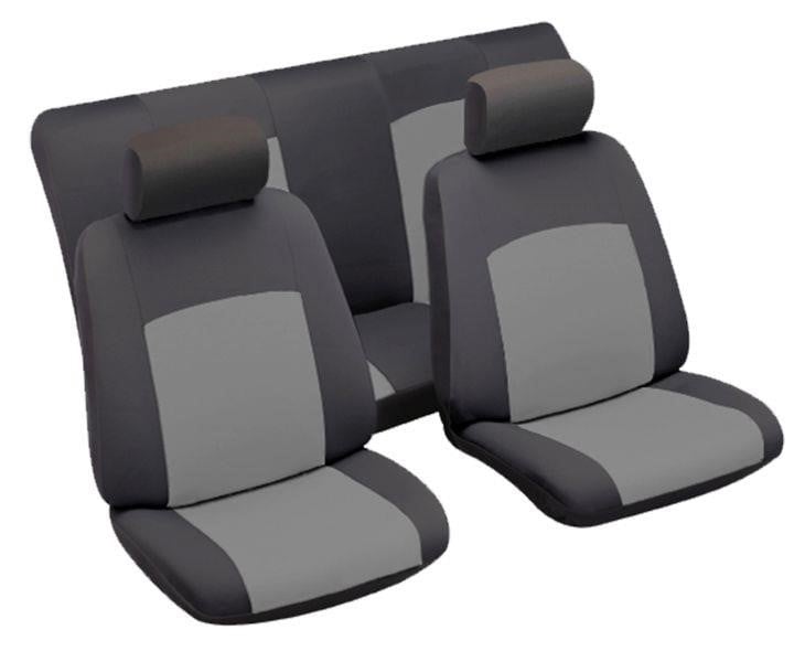 Mammooth MMT A048 223200 Seat covers set Chatel T2 compatible with airbags, polyester, black/grey MMTA048223200: Buy near me in Poland at 2407.PL - Good price!