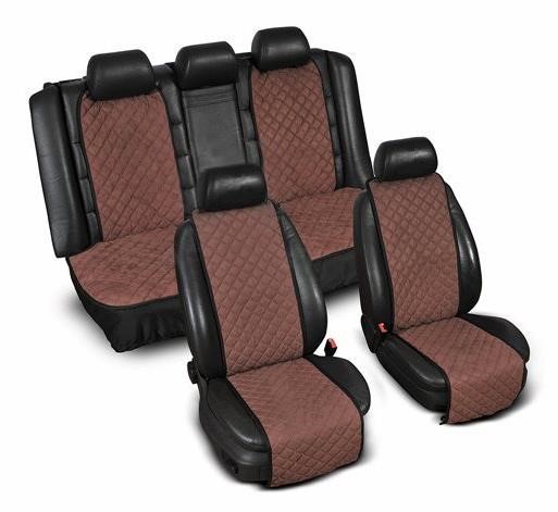AVTM ALC0019 Seat cover narrow (set) without logo, brown ALC0019: Buy near me in Poland at 2407.PL - Good price!
