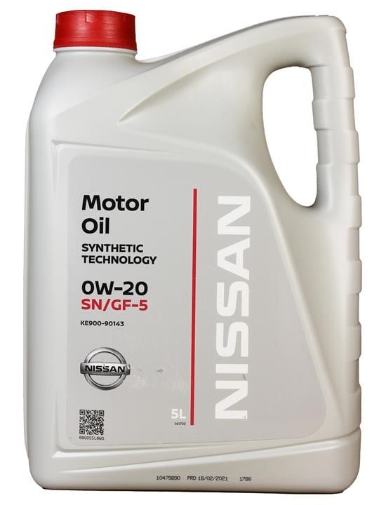 Nissan KE900-90143 Моторное масло Nissan Motor Oil FS 0W-20, 5л KE90090143: Отличная цена - Купить в Польше на 2407.PL!