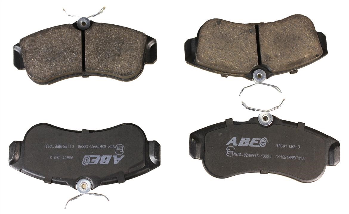 ABE C11051ABE Front disc brake pads, set C11051ABE: Buy near me in Poland at 2407.PL - Good price!