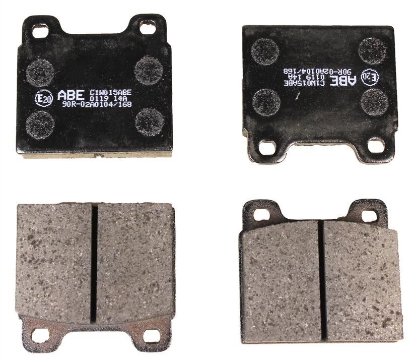 ABE C1W015ABE Front disc brake pads, set C1W015ABE: Buy near me in Poland at 2407.PL - Good price!
