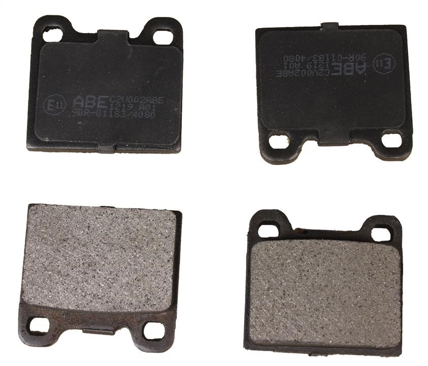 ABE C2V002ABE Rear disc brake pads, set C2V002ABE: Buy near me at 2407.PL in Poland at an Affordable price!
