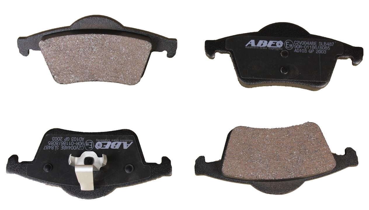 ABE C2V004ABE Rear disc brake pads, set C2V004ABE: Buy near me in Poland at 2407.PL - Good price!