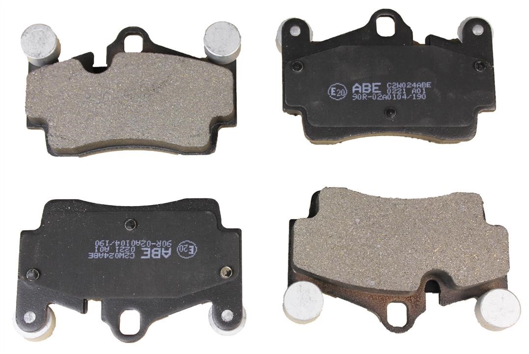ABE C2W024ABE Rear disc brake pads, set C2W024ABE: Buy near me in Poland at 2407.PL - Good price!