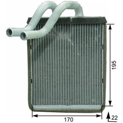 Mahle/Behr AH 179 000P Heat exchanger, interior heating AH179000P: Buy near me in Poland at 2407.PL - Good price!