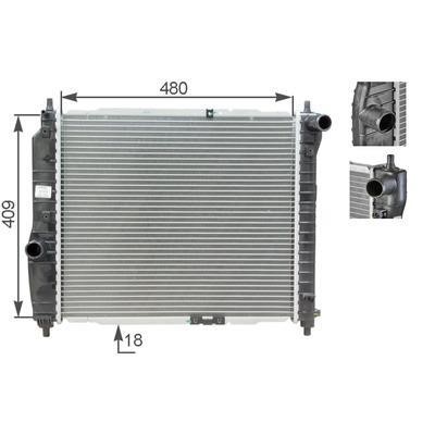Mahle&#x2F;Behr Радиатор охлаждения двигателя – цена 483 PLN