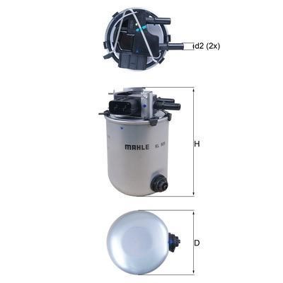 Mahle/Knecht KL 909 Fuel filter KL909: Buy near me in Poland at 2407.PL - Good price!