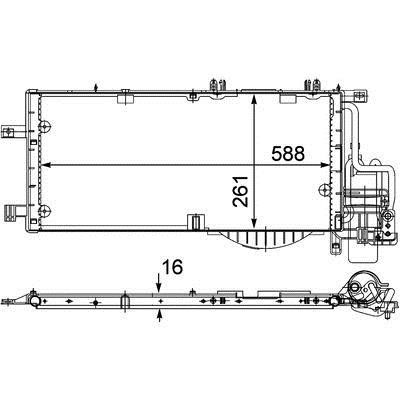 Mahle/Behr AC 336 000P Конденсатор AC336000P: Купити у Польщі - Добра ціна на 2407.PL!