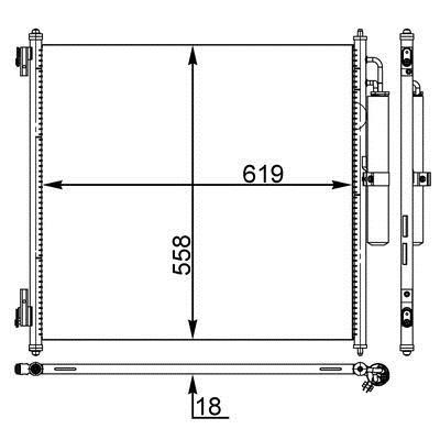 Mahle/Behr AC 37 000S Радіатор кондиціонера (Конденсатор) AC37000S: Купити у Польщі - Добра ціна на 2407.PL!