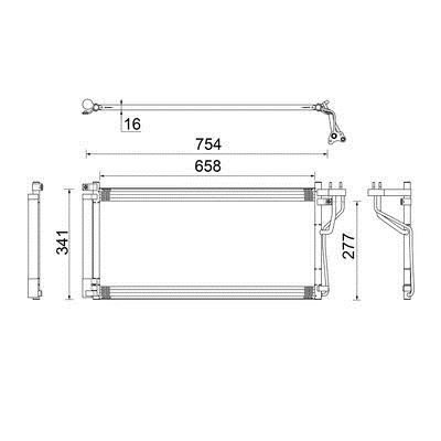 Mahle/Behr AC 506 000S Радиатор кондиционера (Конденсатор) AC506000S: Купить в Польше - Отличная цена на 2407.PL!