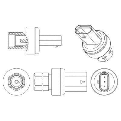 Mahle/Behr ASE 13 000P AC pressure switch ASE13000P: Buy near me in Poland at 2407.PL - Good price!