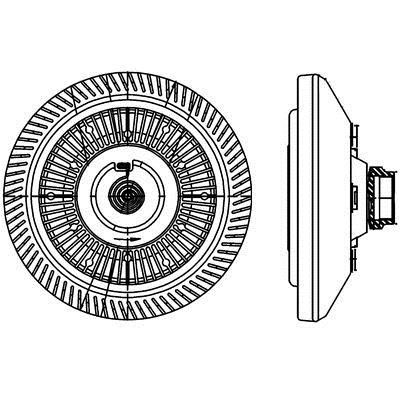 Mahle/Behr CFC 212 000P Вискомуфта в сборе CFC212000P: Отличная цена - Купить в Польше на 2407.PL!